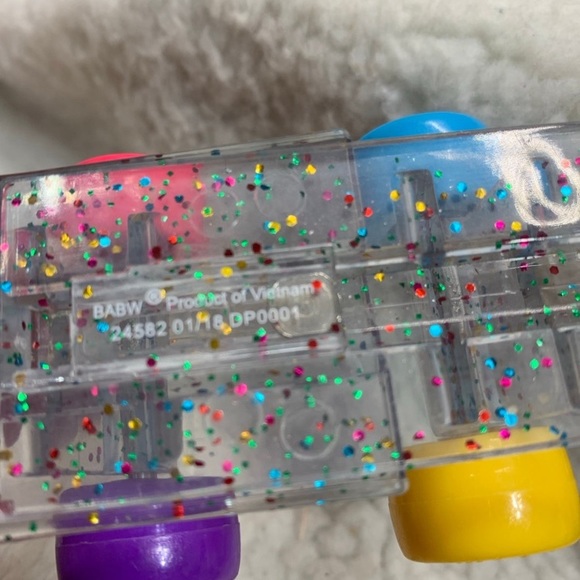 Build-A-Bear skates 2 pairs glitter multi colored and red with clear wheels - Picture 7 of 16